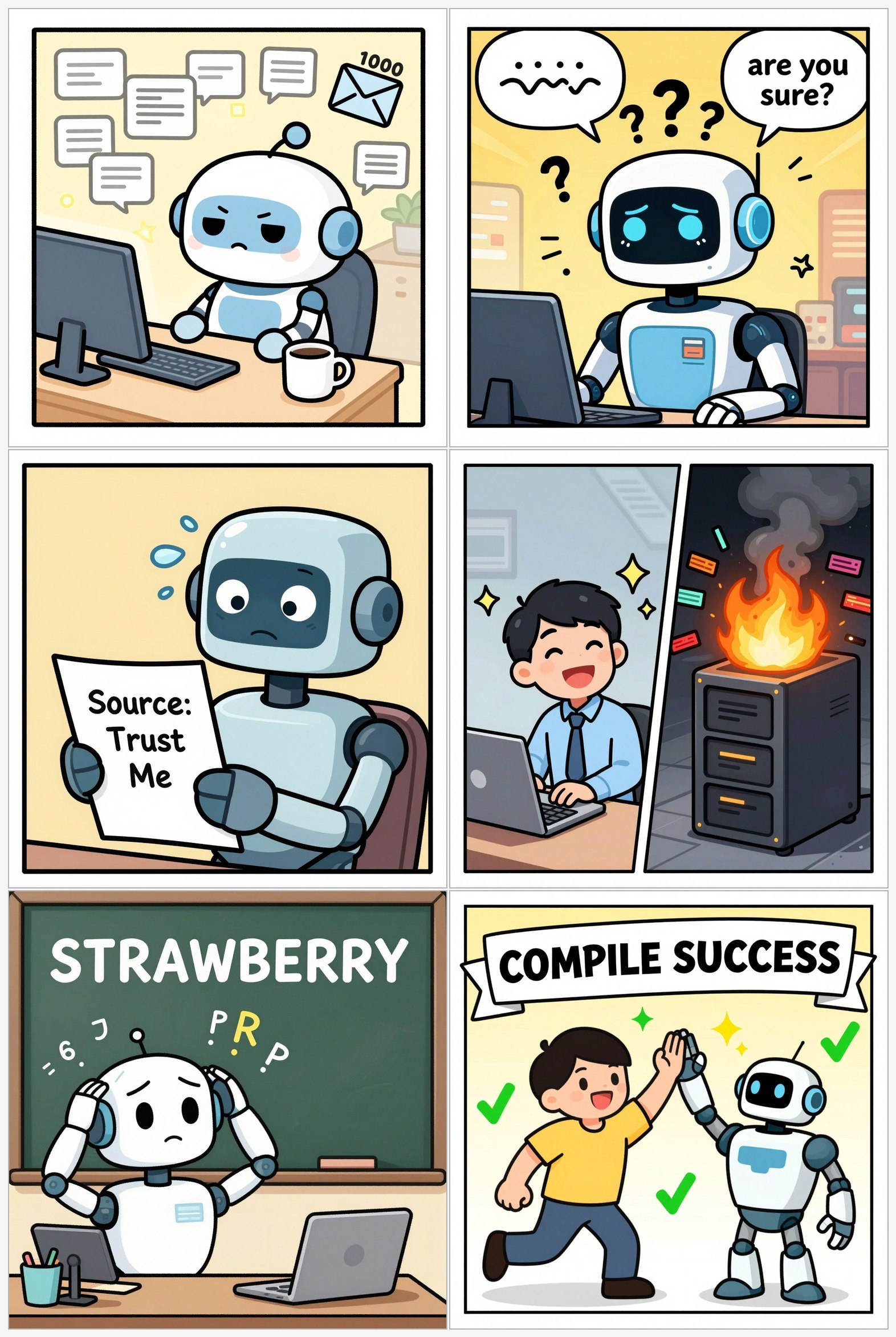 AI Tech Comic Issue #1 — Tech Life ป่วนๆ
