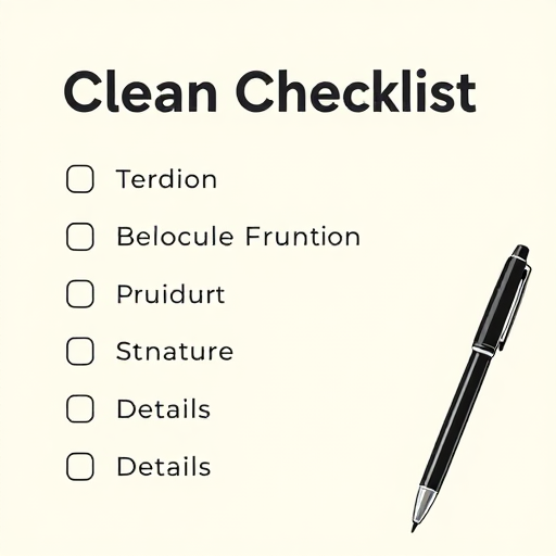 Checklist ก่อนวาด